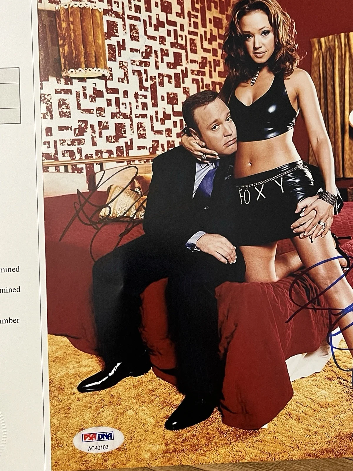Leah Remini, Kevin James — KEVIN JAMES & LEAH REMINI SIGNED 8X10 PHOTO THE KING OF QUEENS ACOA LOA PSA, изображение 5