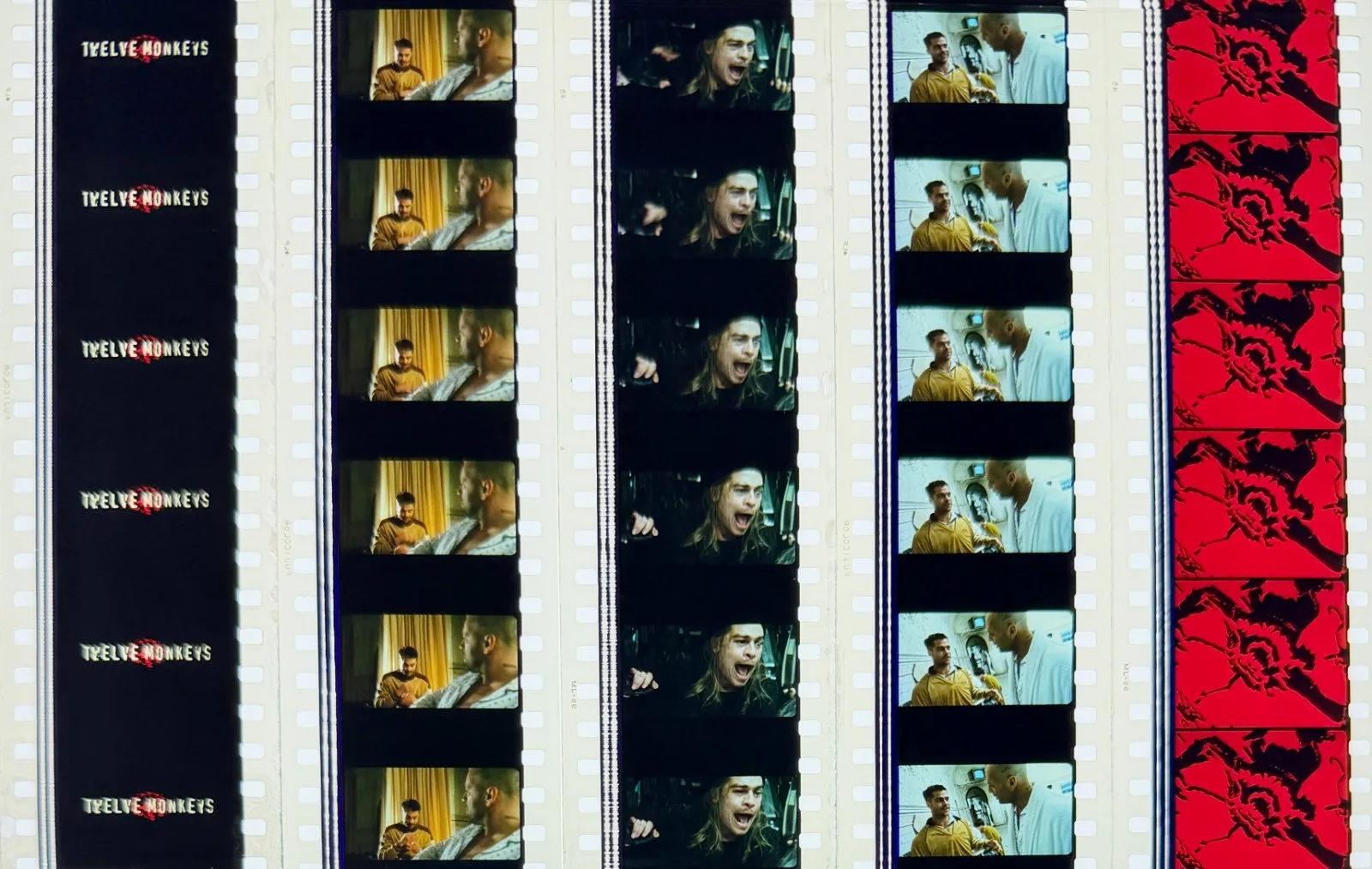 Terry Gilliam's Twelve Monkeys 1995 Rare Very Unmounted Genuine 35mm Film Cells, изображение 5