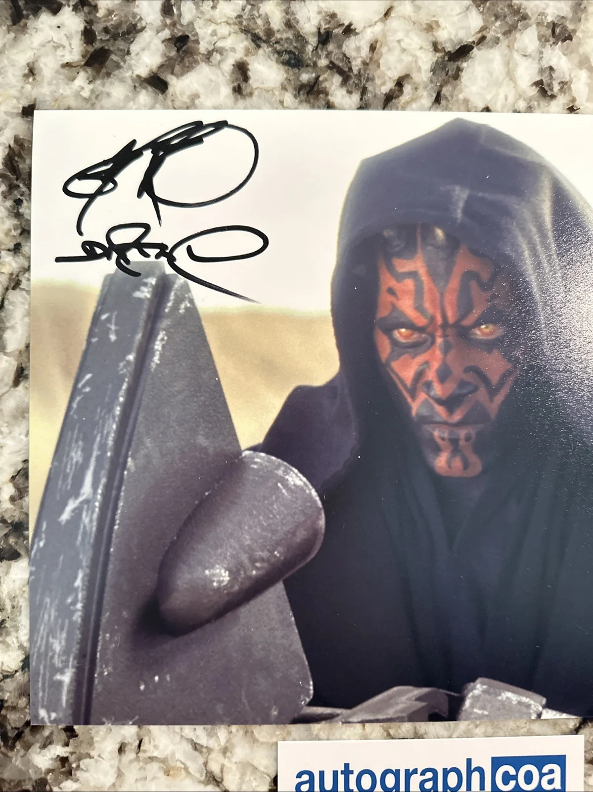 RAY PARK — Autographed Darth Maul Photo Signed by Ray Park w/ COA – Star Wars Episode I, image 2