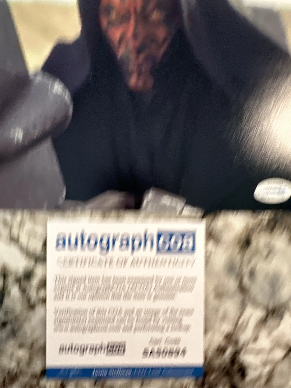 RAY PARK — Autographed Darth Maul Photo Signed by Ray Park w/ COA – Star Wars Episode I, image 3