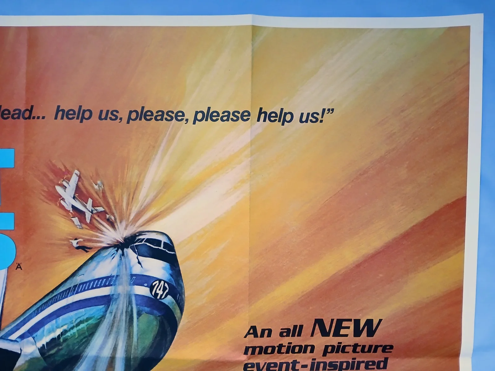 AIRPORT 1975 (1974) original UK quad poster - Charlton Heston, Karen Black, изображение 3
