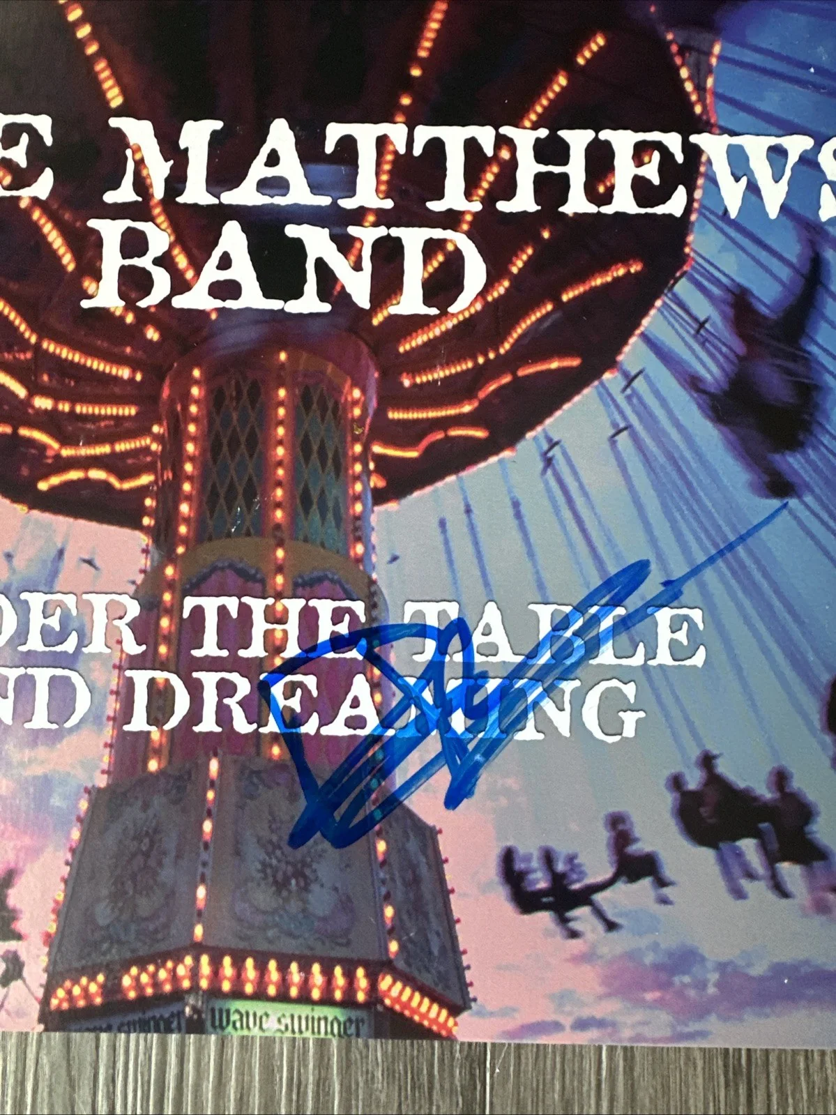 Dave Matthews — DAVE MATTHEWS signed DMB "UNDER TABLE DREAMING" Vinyl Album PSA COA, image 2