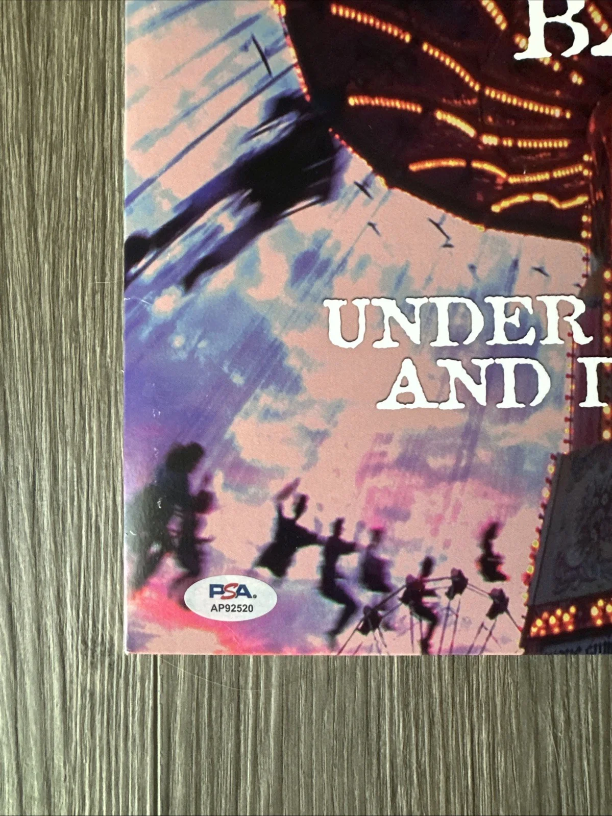 Dave Matthews — DAVE MATTHEWS signed DMB "UNDER TABLE DREAMING" Vinyl Album PSA COA, image 3