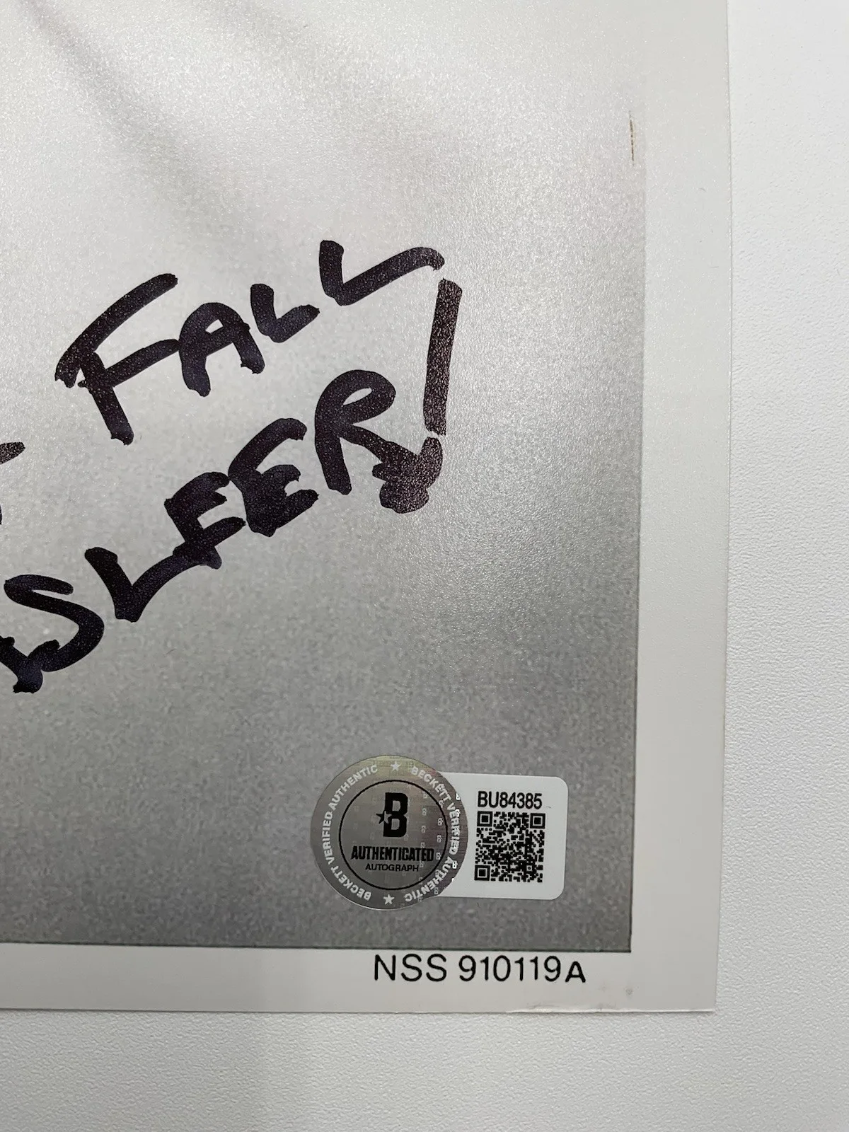 Rachel Talalay — Rachel Talalay signed Nightmare on Elm Street signed 12x18 BAS Freddys Dead pic, image 4