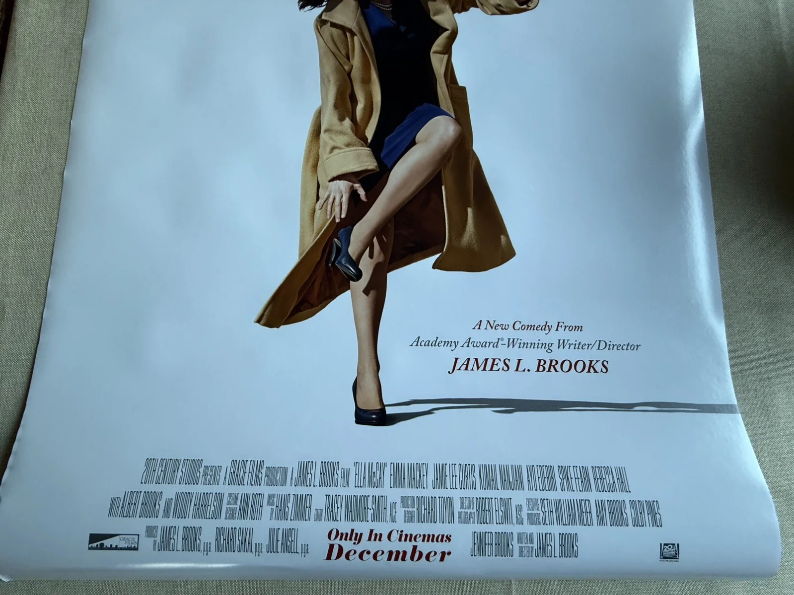 Ella McCay Original UK Cinema 1sheet Poster Mint Condition Latest Version Rare, image 2