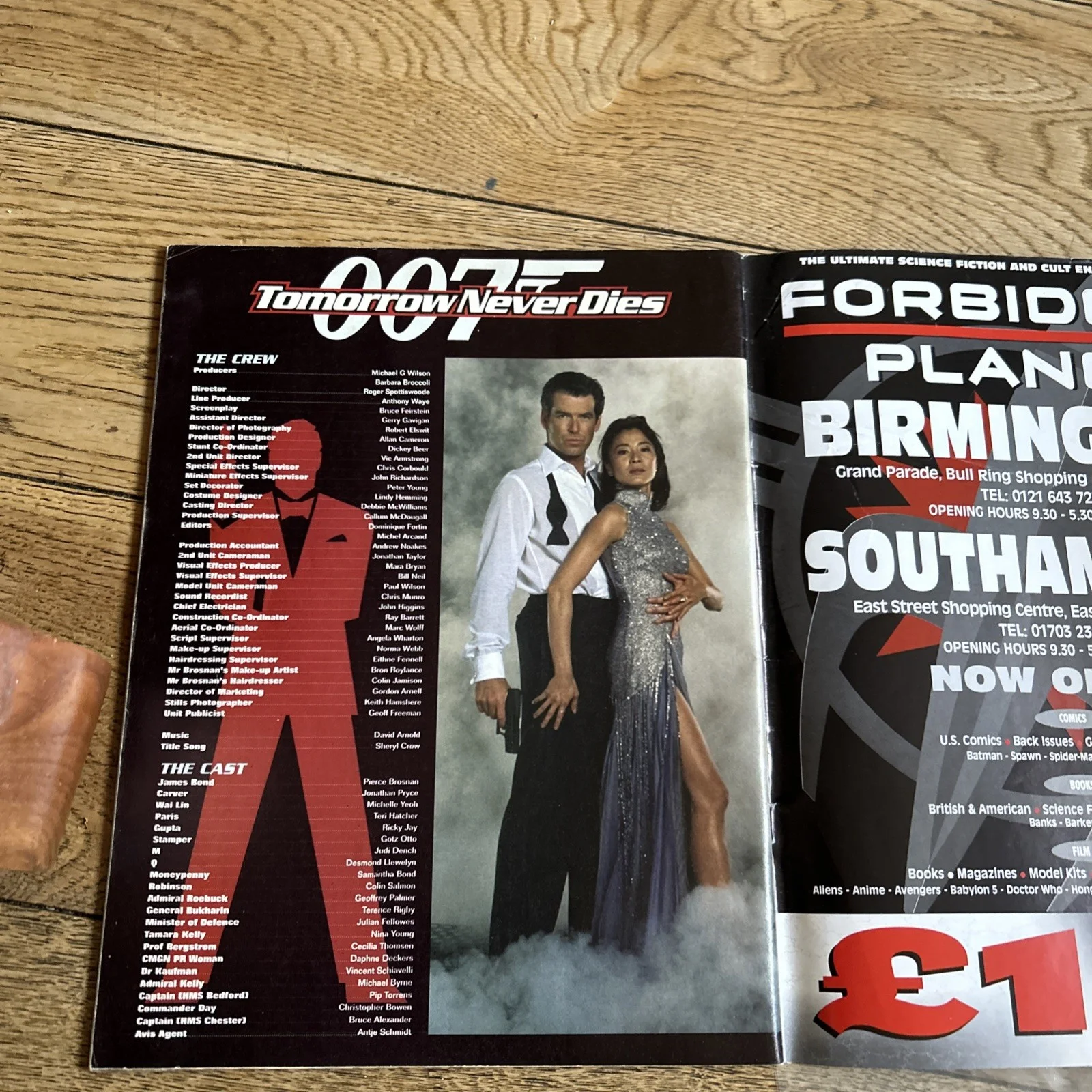 Souvenirmagazin GB 1997 | JAMES BOND 007 - TOMORROW NEVER DIES | Pierce Brosnan, изображение 4