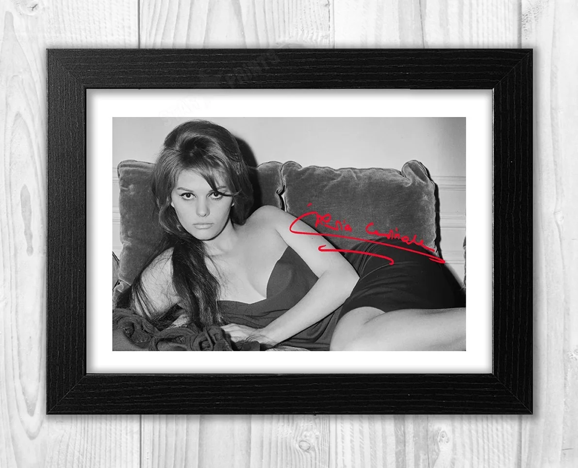 Claudia Cardinale 1 A4 reproduction signed photograph poster Choice of frame., изображение 2