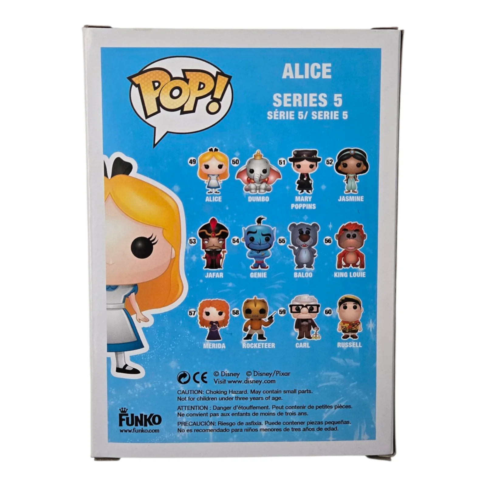 Kathryn Beuamont — Kathryn Beaumont Signed Funko Alice in Wonderland Disney Autograph Beckett COA, изображение 3