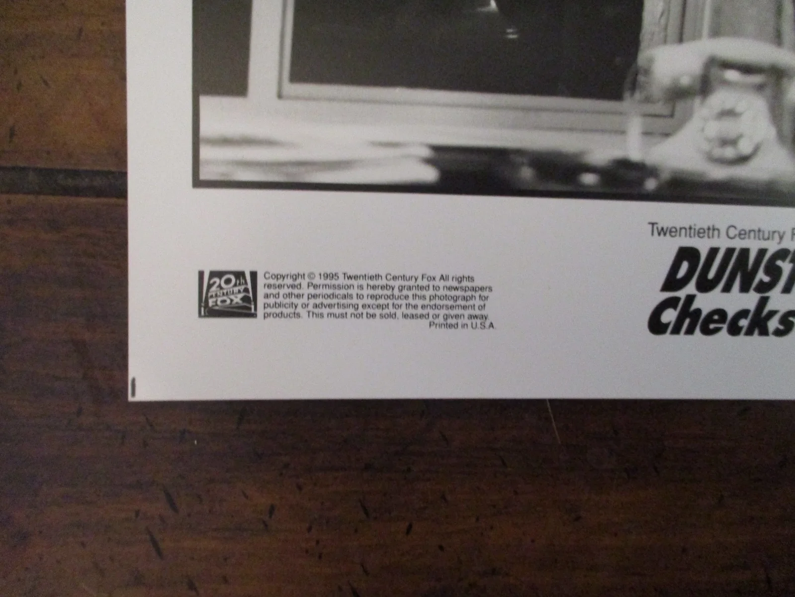 Kaye Dunaway ("DUNSTON CHECKS IN") 1996 10 x 8 Black and White Press Photo, изображение 4