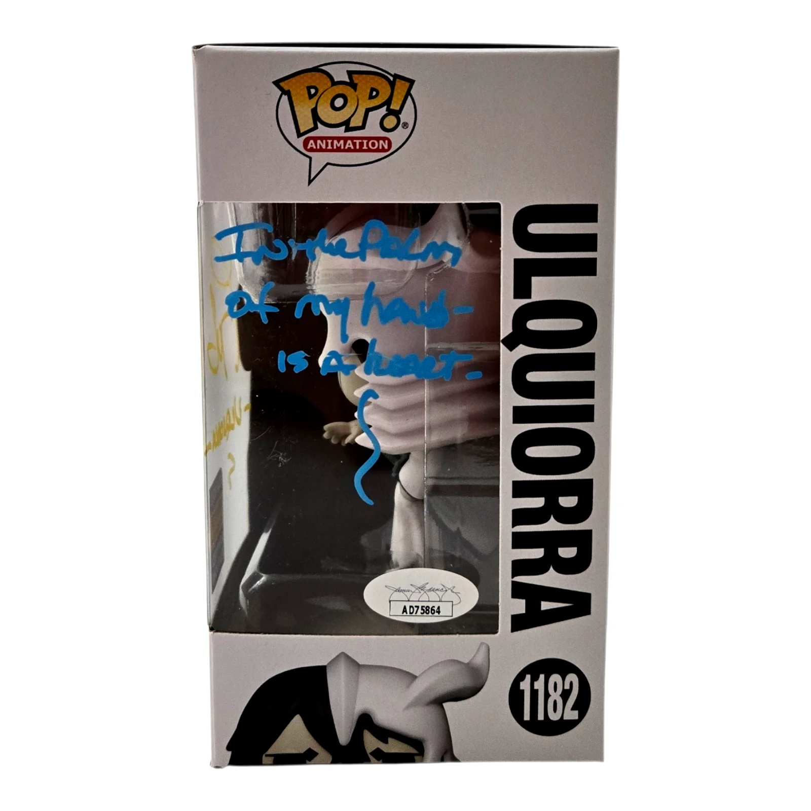 Tony Oliver — Ulquiorra Signed Funko Pop Tony Oliver Bleach Autograph #1182 Anime JSA COA 864, изображение 2