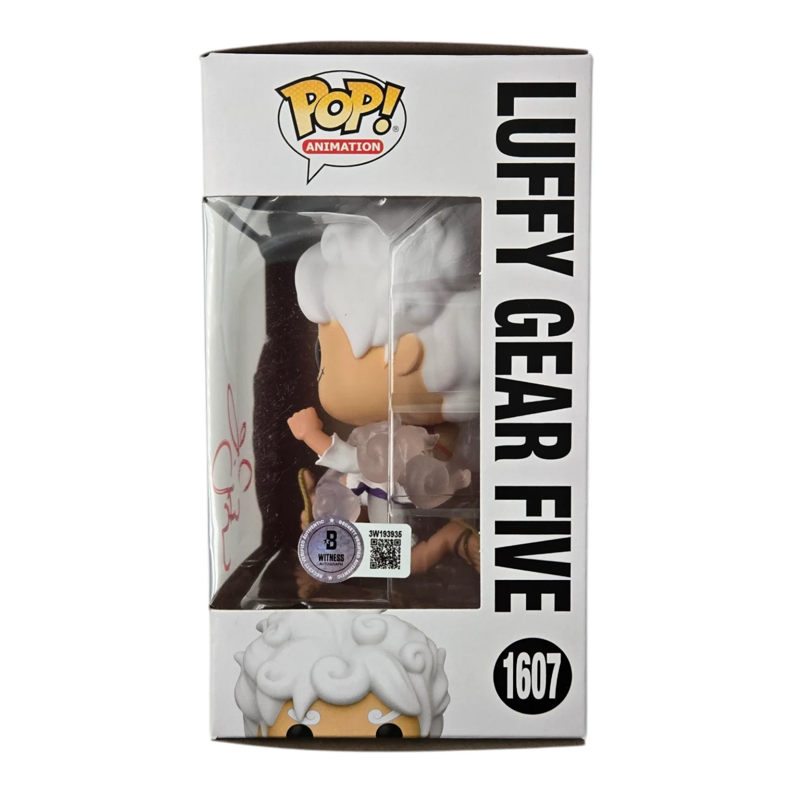 Colleen Clinkenbeard — One Piece Luffy Signed Funko Colleen Clinkenbeard Five Autograph Beckett COA 35, изображение 2