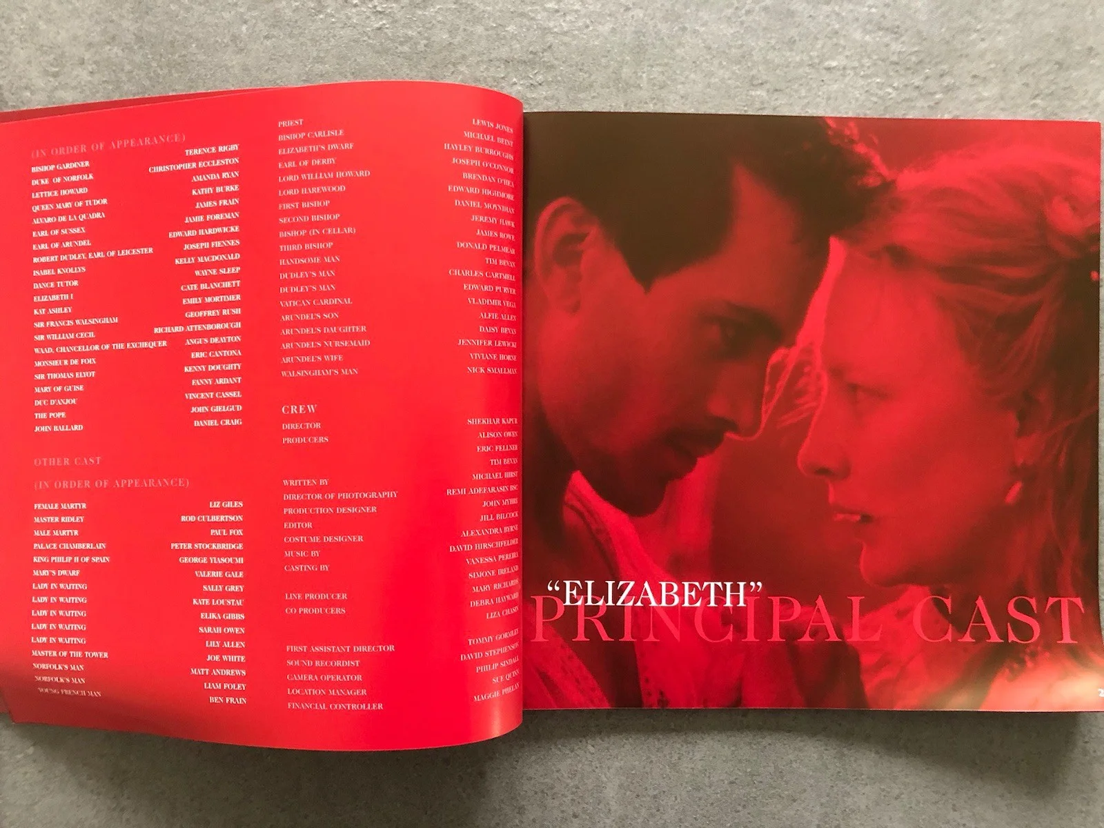 Cinema/Press Pack - Elizabeth - Cate Blanched & Joseph Fiends Movie Collectable, image 4