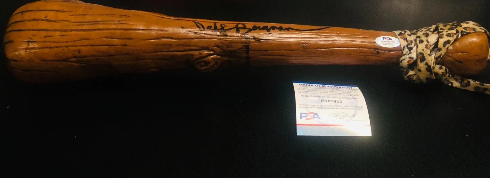Jeff Bergman — Jeff Bergman Fred Flinstone Actor Signed Caveman Club Yabba Dabba Doo Signed PSA