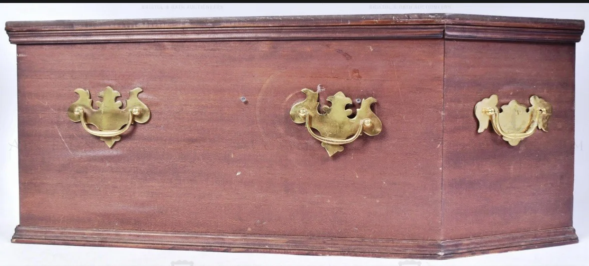 ‘Allo ‘Allo! Screen-Used Coffin & Tank Battery Prop – S8E1 Arousing Suspicion, image 2