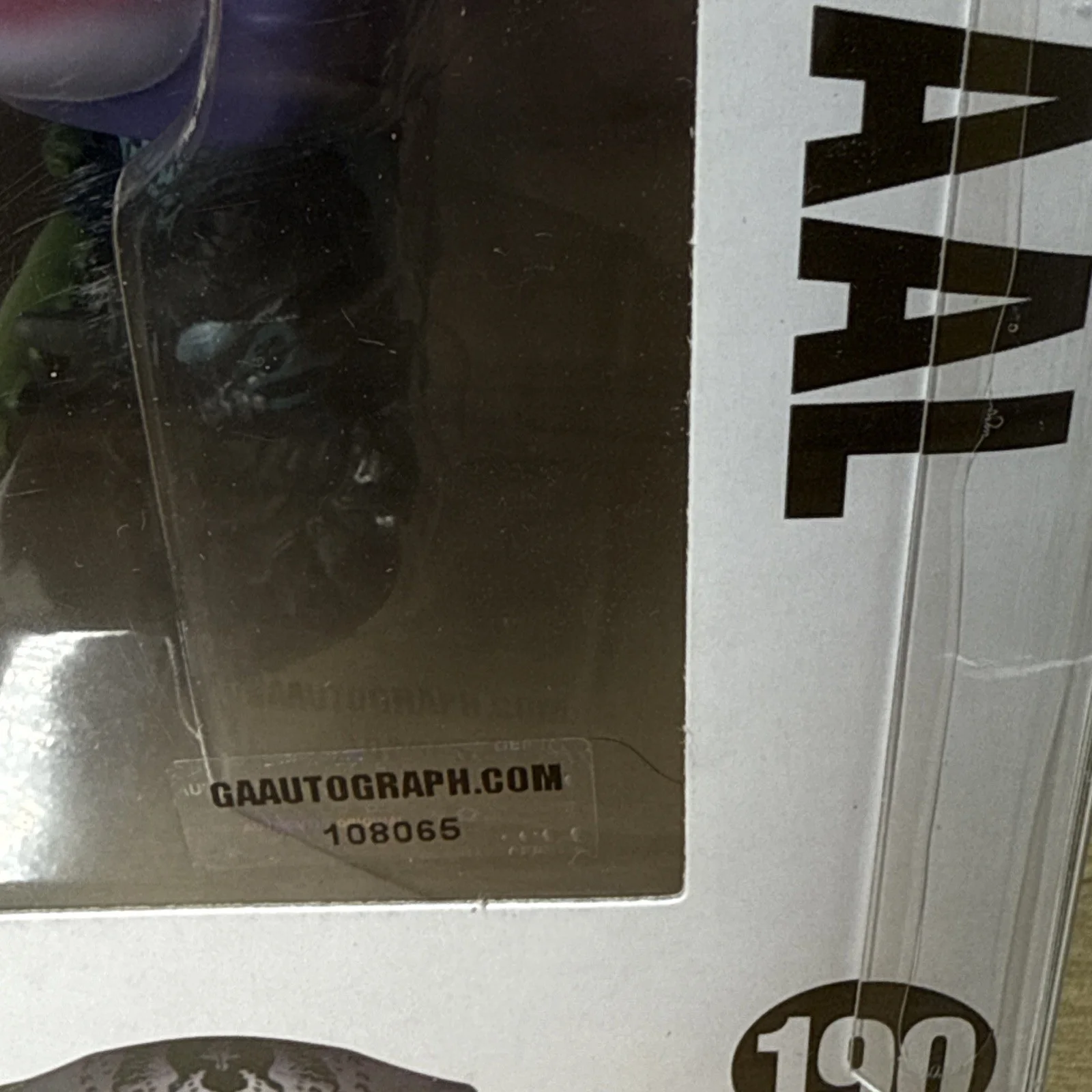 NYASHA HATENDI — Nyasha Hatendi Signed Funko Pop "MASS EFFECT #190 Jaal COA Hologram, изображение 4