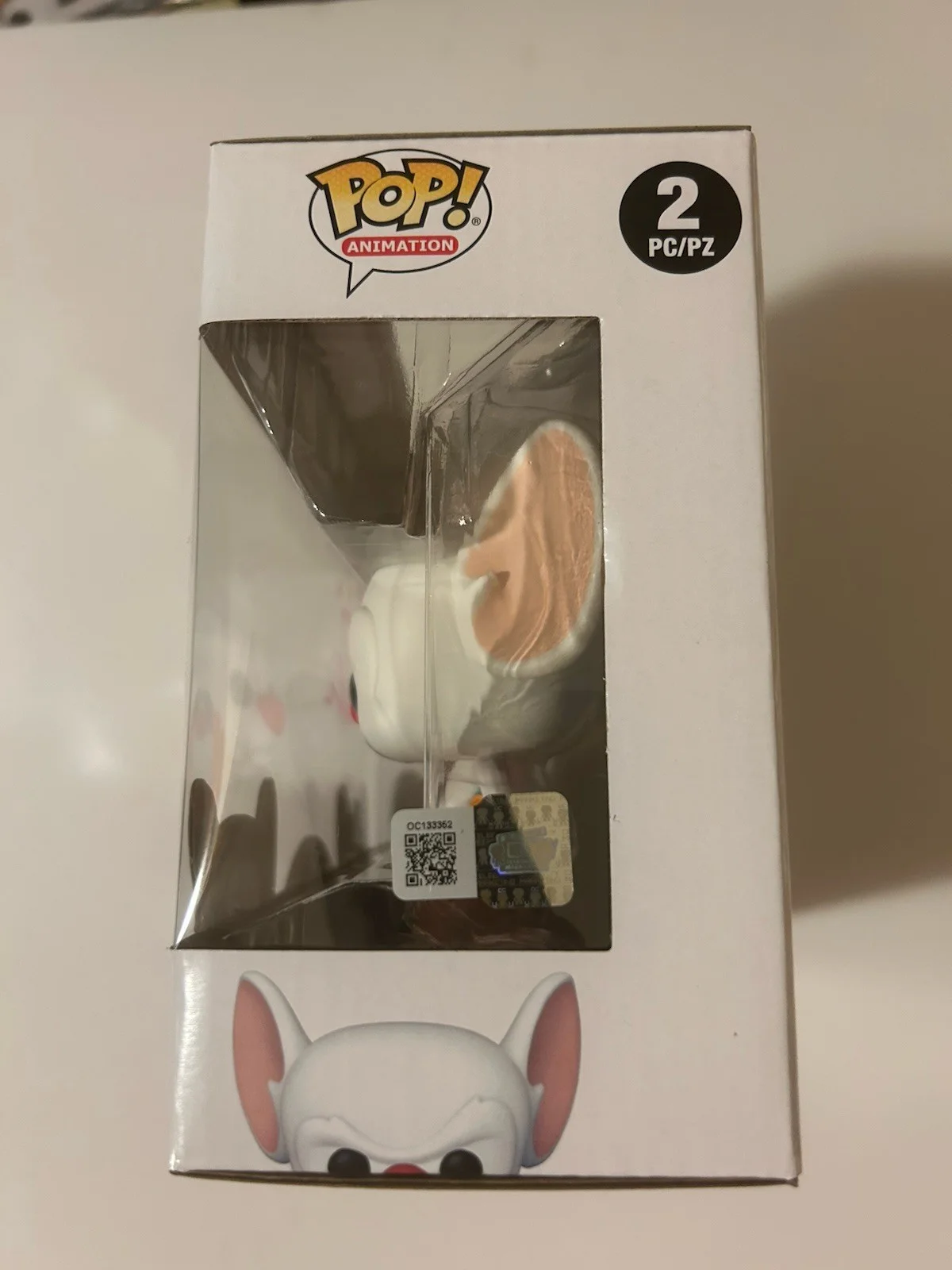 Rob Paulsen — Rob Paulsen Signed Pinky And The Brain Funko POP! 2-Pack Vinyl Autograph COA, изображение 2