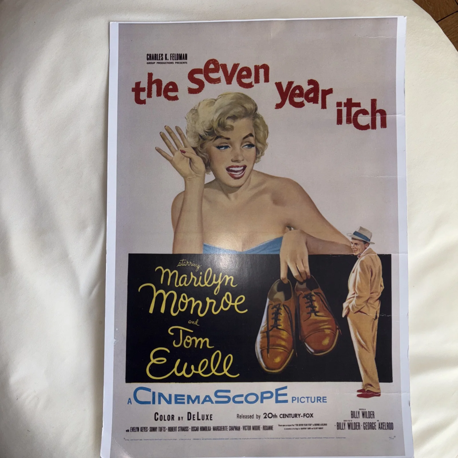 NEW Seven Year Itch Movie A1 Lustre Gloss Print Marilyn Monroe The Girl, изображение 2