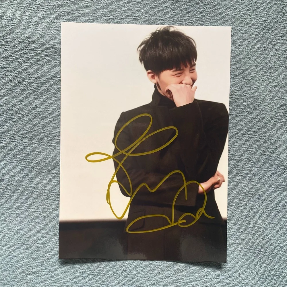 BIGBANG G-Dragon Autographed Signed Photo K-POP Collection 5*7 202511, image 3