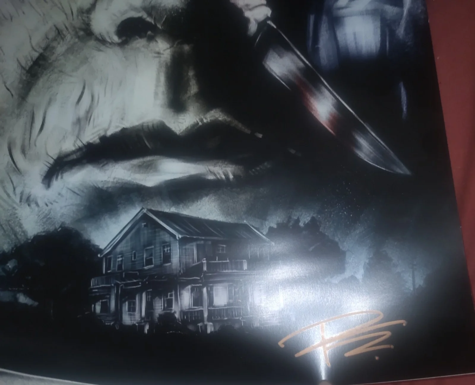 Halloween Signed Movie Poster Of Michael Myers New Collectable, изображение 3
