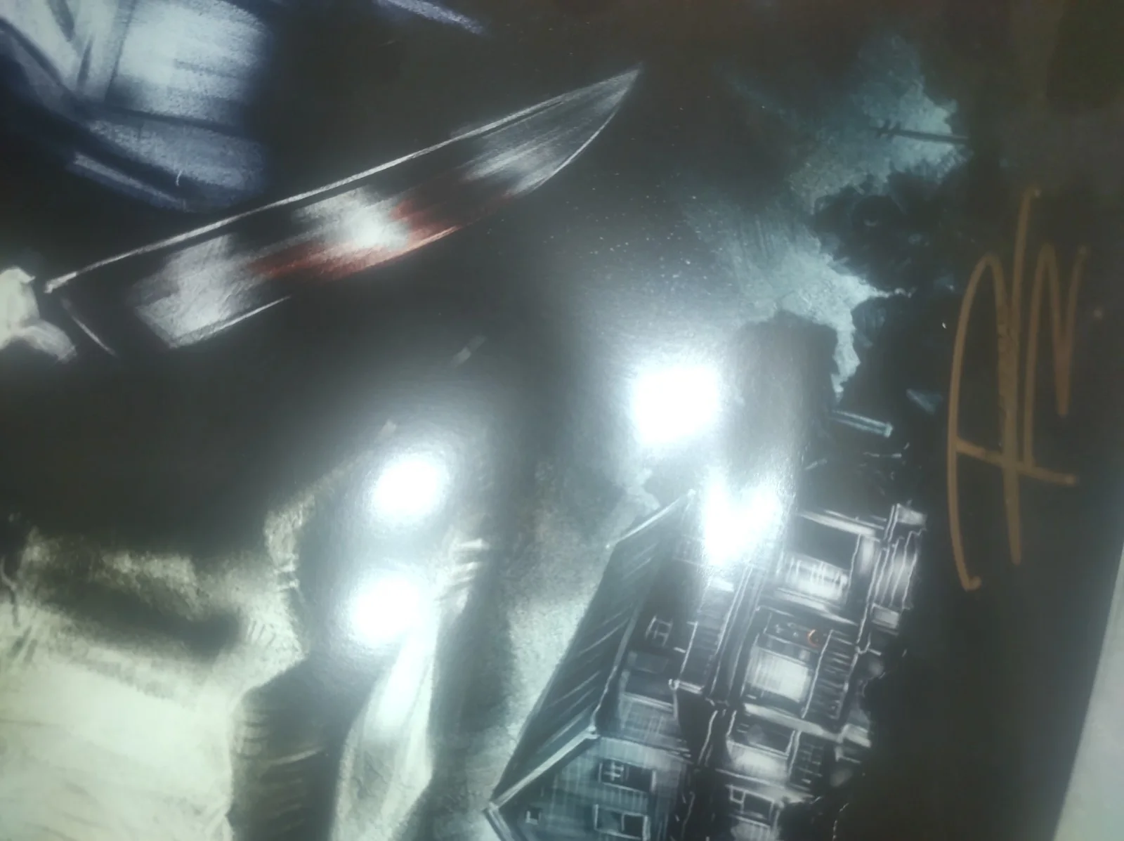 Halloween Signed Movie Poster Of Michael Myers New Collectable, изображение 4