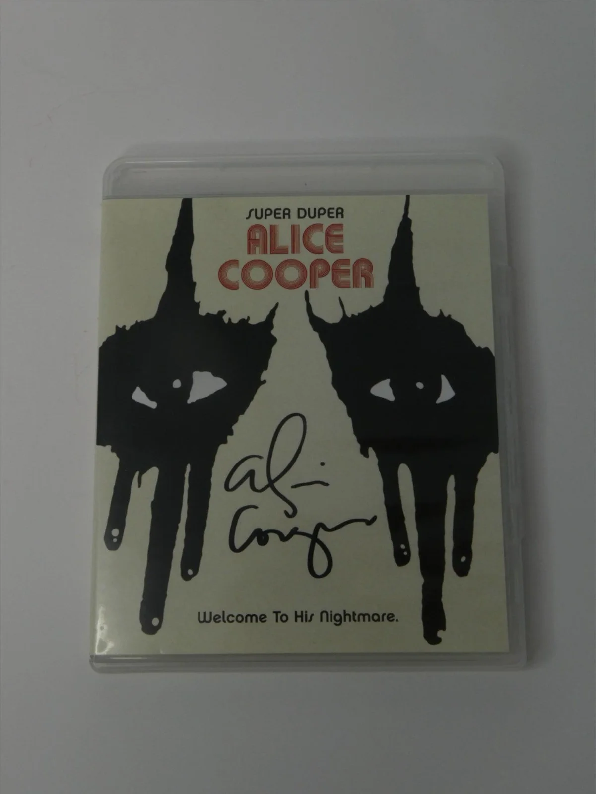 Alice Cooper Signed DVD Cover Super Duper Documentary Autographed JSA COA, image 2
