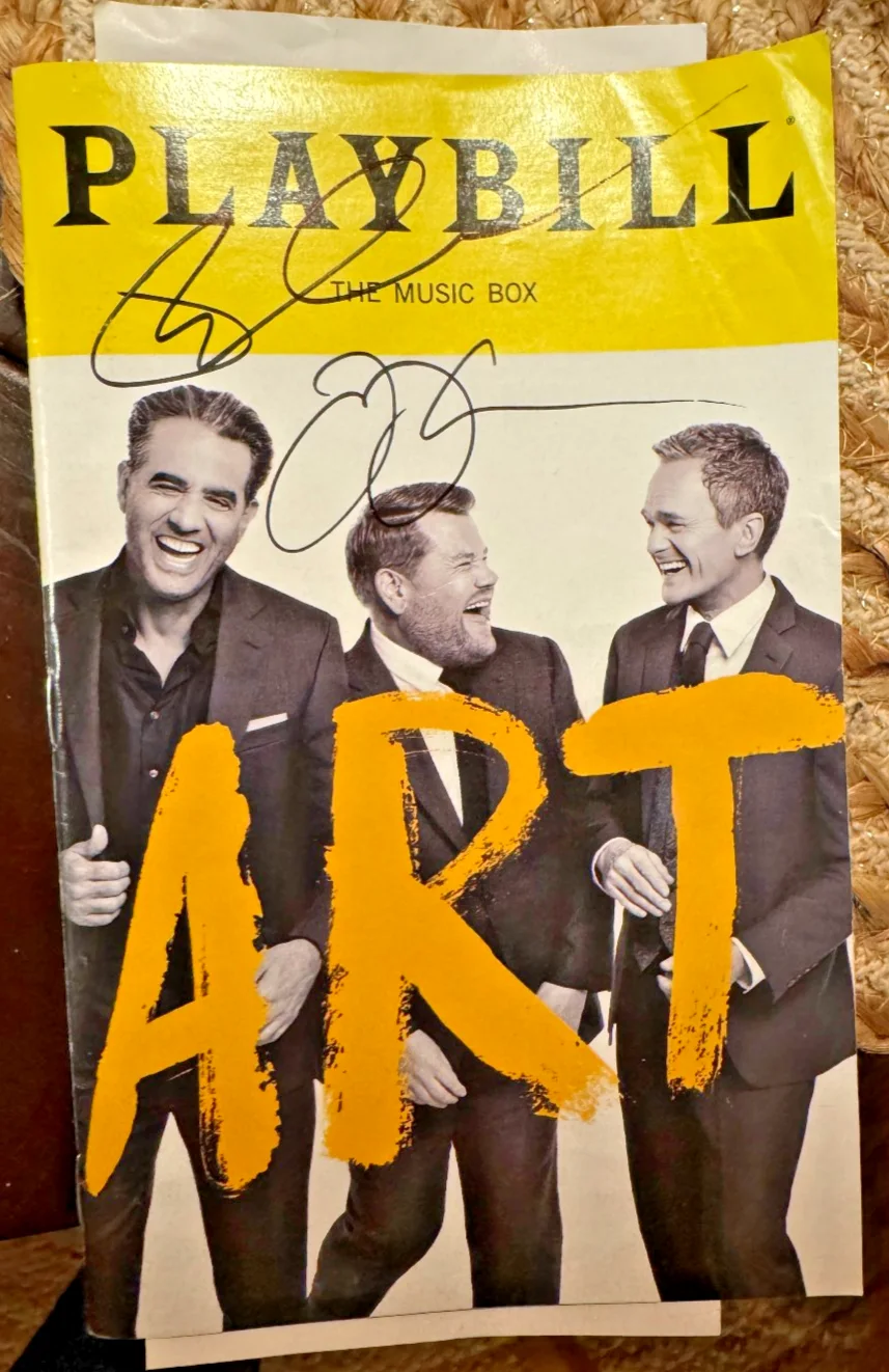 Bobby Cannavale, James Corden — ART Broadway Cast Signed Playbill JAMES CORDEN BOBBY CANNAVALE