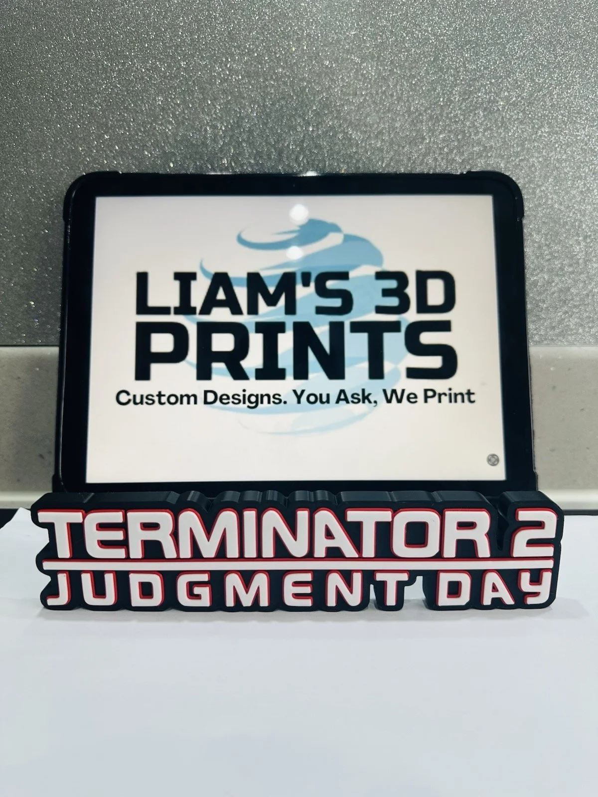 Decorative Terminator 2 Judgement Day Film Self Standing logo Sign Display Pops, image 2