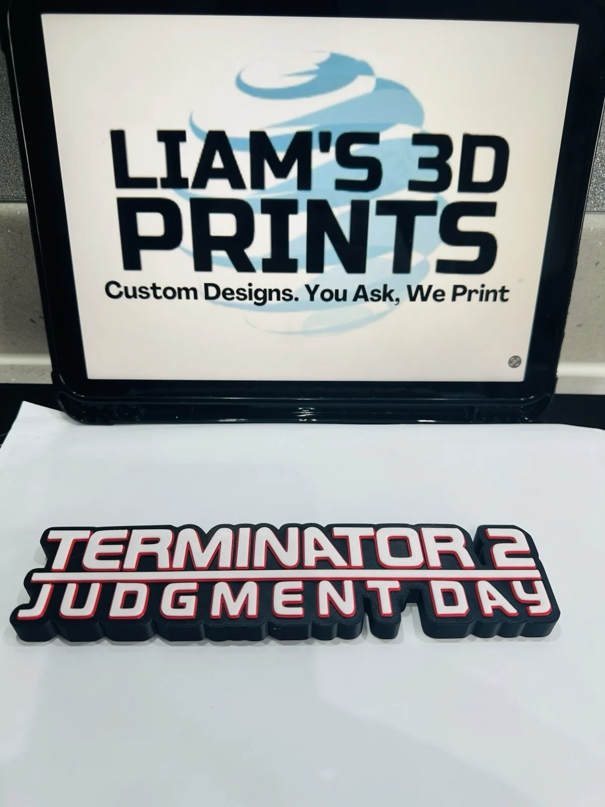 Decorative Terminator 2 Judgement Day Film Self Standing logo Sign Display Pops, image 4