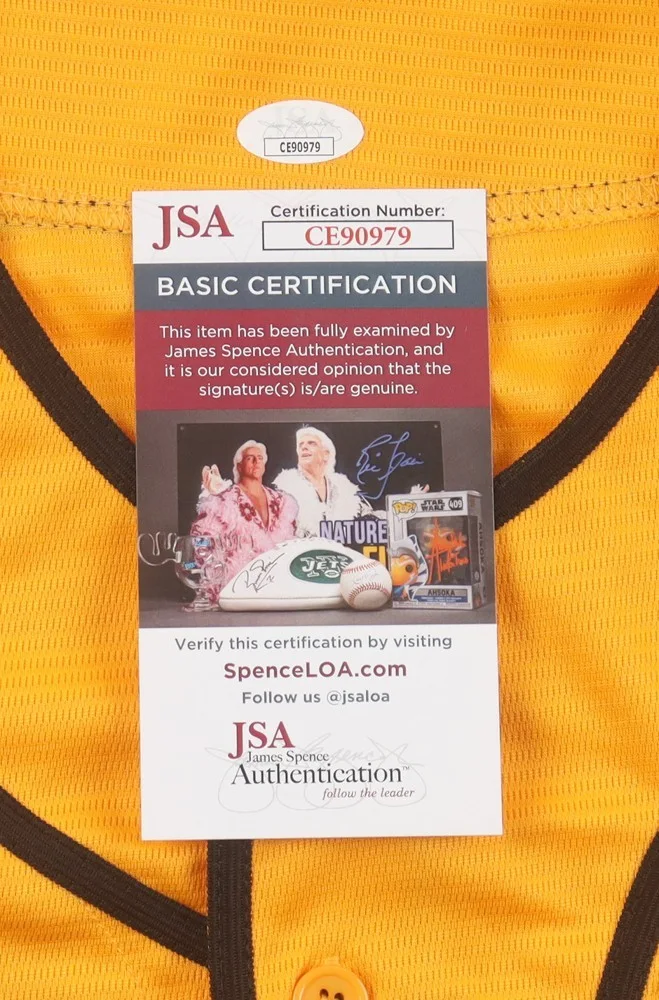 Billy Bob Thornton / Coach Morris Buttermaker — Billy Bob Thornton (Coach Buttermaker) Signed Bad News Bears 05 Jersey (JSA COA), image 4