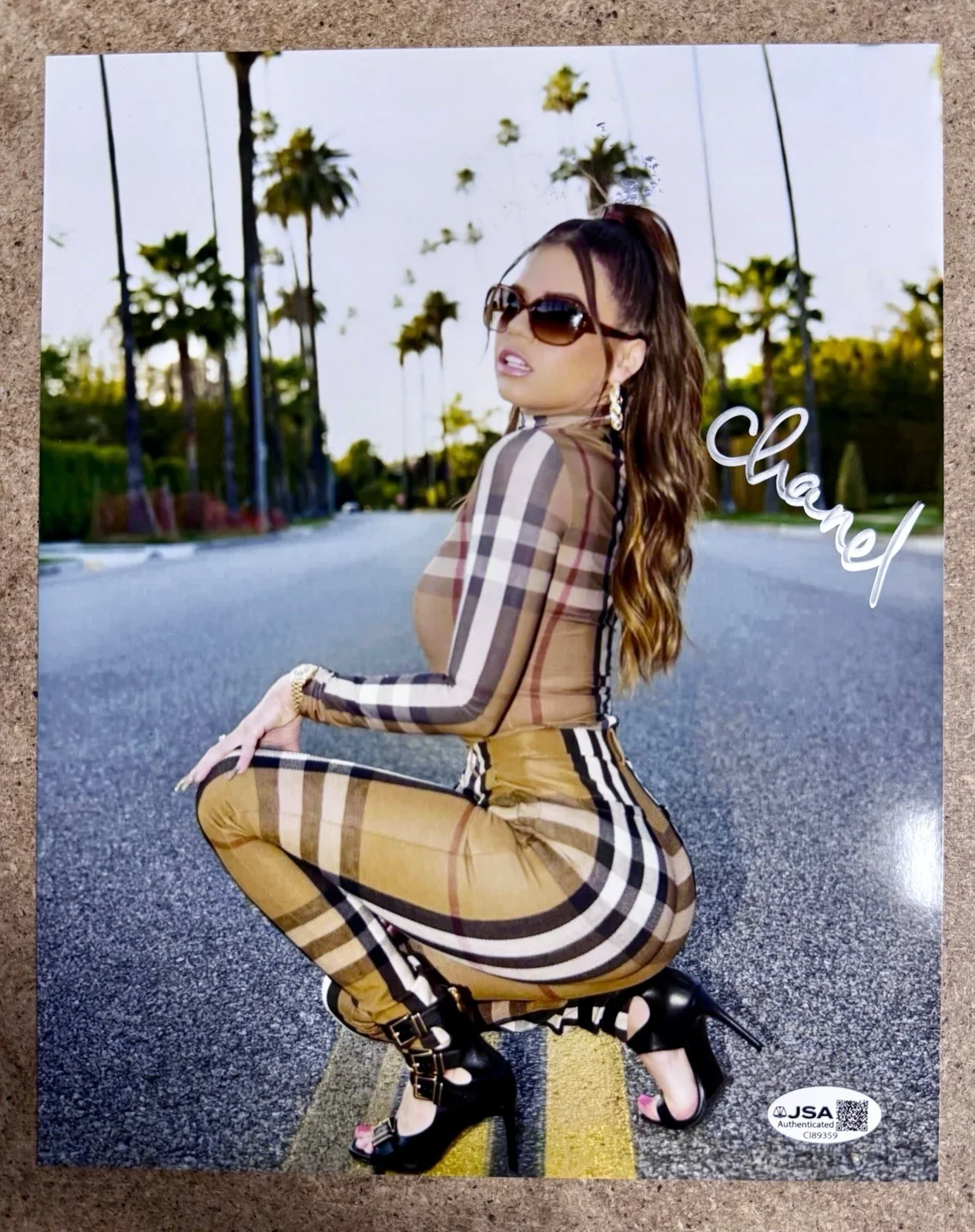 Chanel West Coast Signed 8x10 Photo Singer Model MTV Ridiculousness JSA COA, image 2