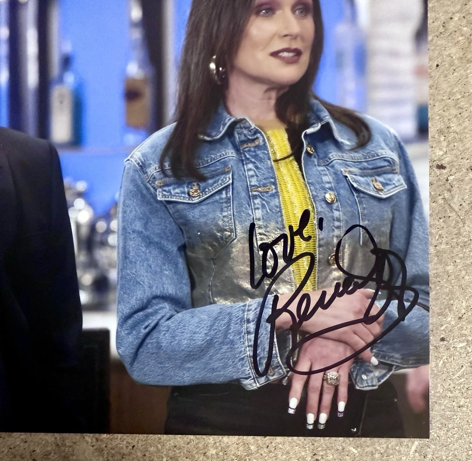 Rena Sofer — Rena Sofer Signed Lois CeRullo / Ashton General Hospital 8x10 Photo JSA COA, image 3