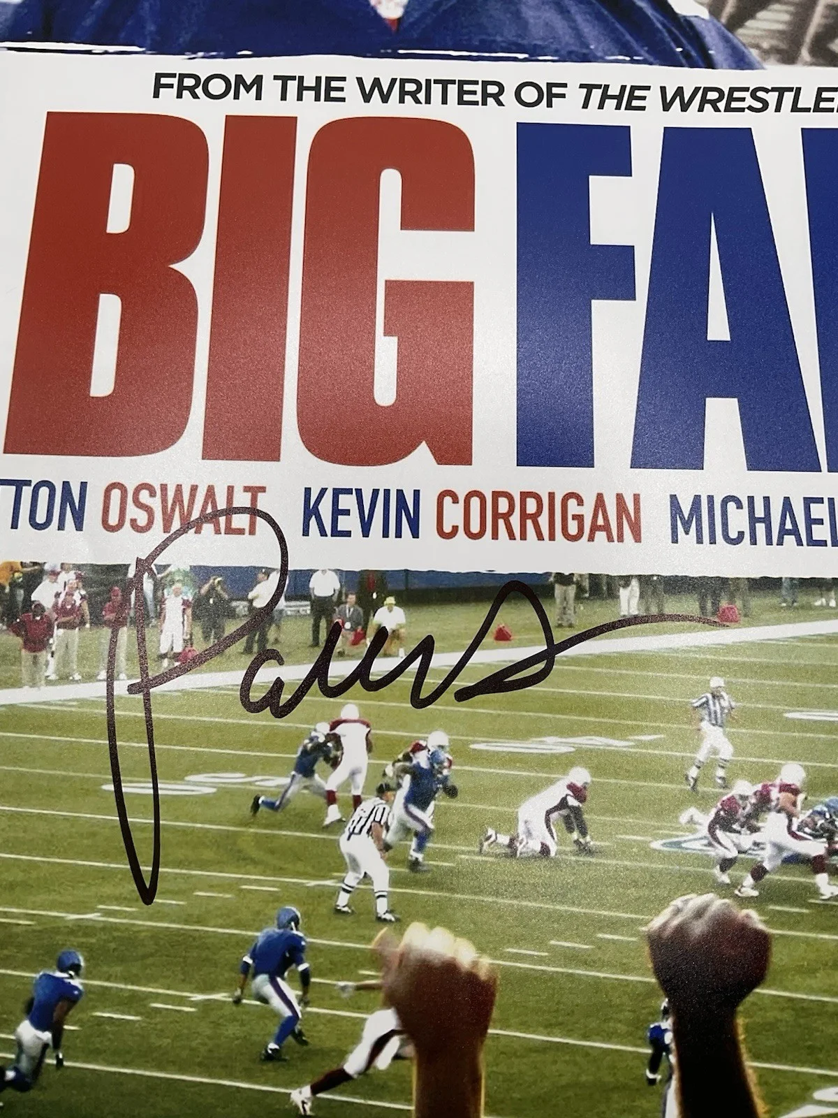 Patton Oswalt — Patton Oswalt signed photo BAS Big Fan signed 12x18 Patton Oswalt autographed fb, изображение 2