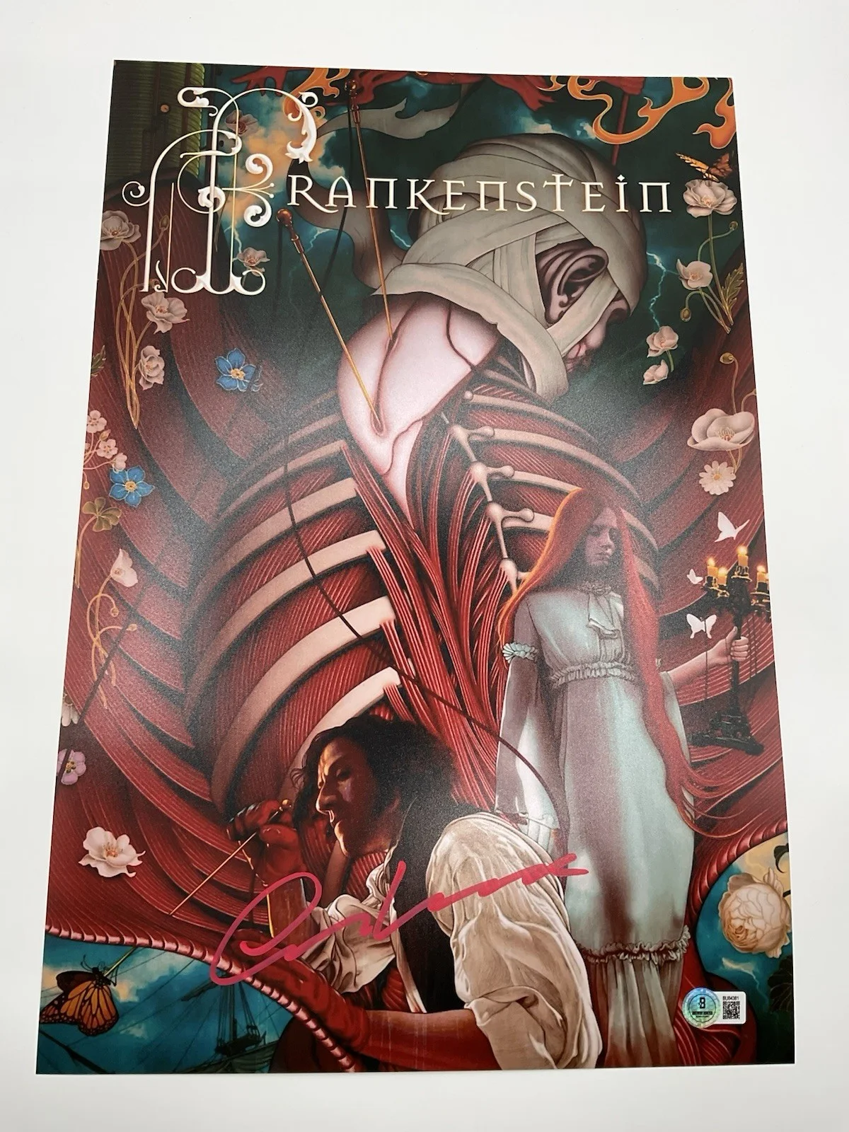 Oscar Isaac — Oscar Isaac signed photo BAS Frankenstein signed 12x18 Oscar Isaac autographed