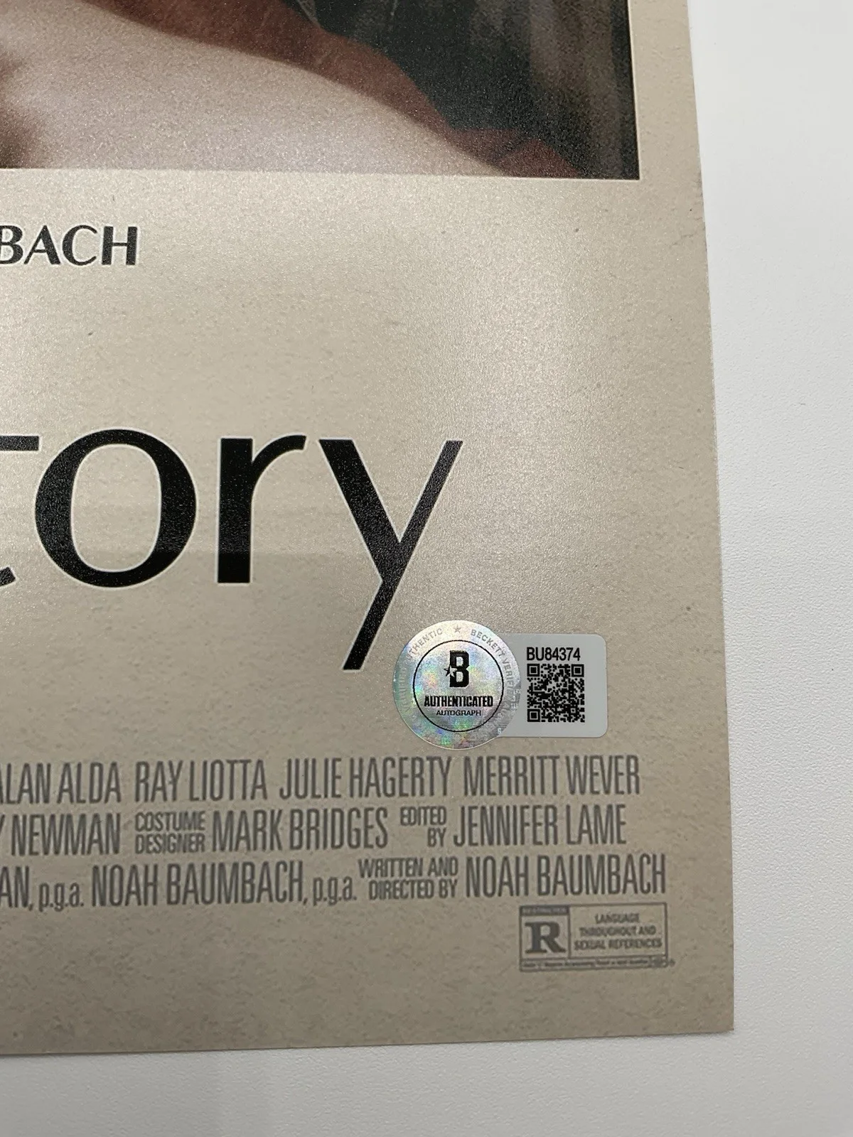 Noah Baumbach — Noah Baumbach signed photo Marriage Story signed 12x18 BAS Director signed photo, изображение 3
