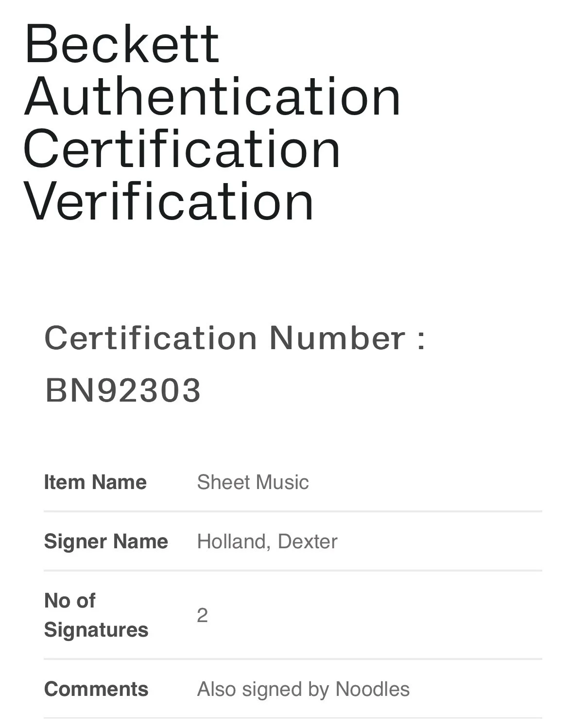 DEXTER HOLLAND X NOODLES SIGNED THE OFFSPRING THE KIDS ARENT ALRIGHT BECKETT, изображение 4