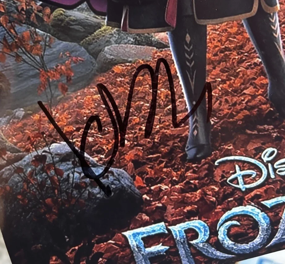 Kristen Bell Signed 11x14 Photo Frozen Anna, image 2