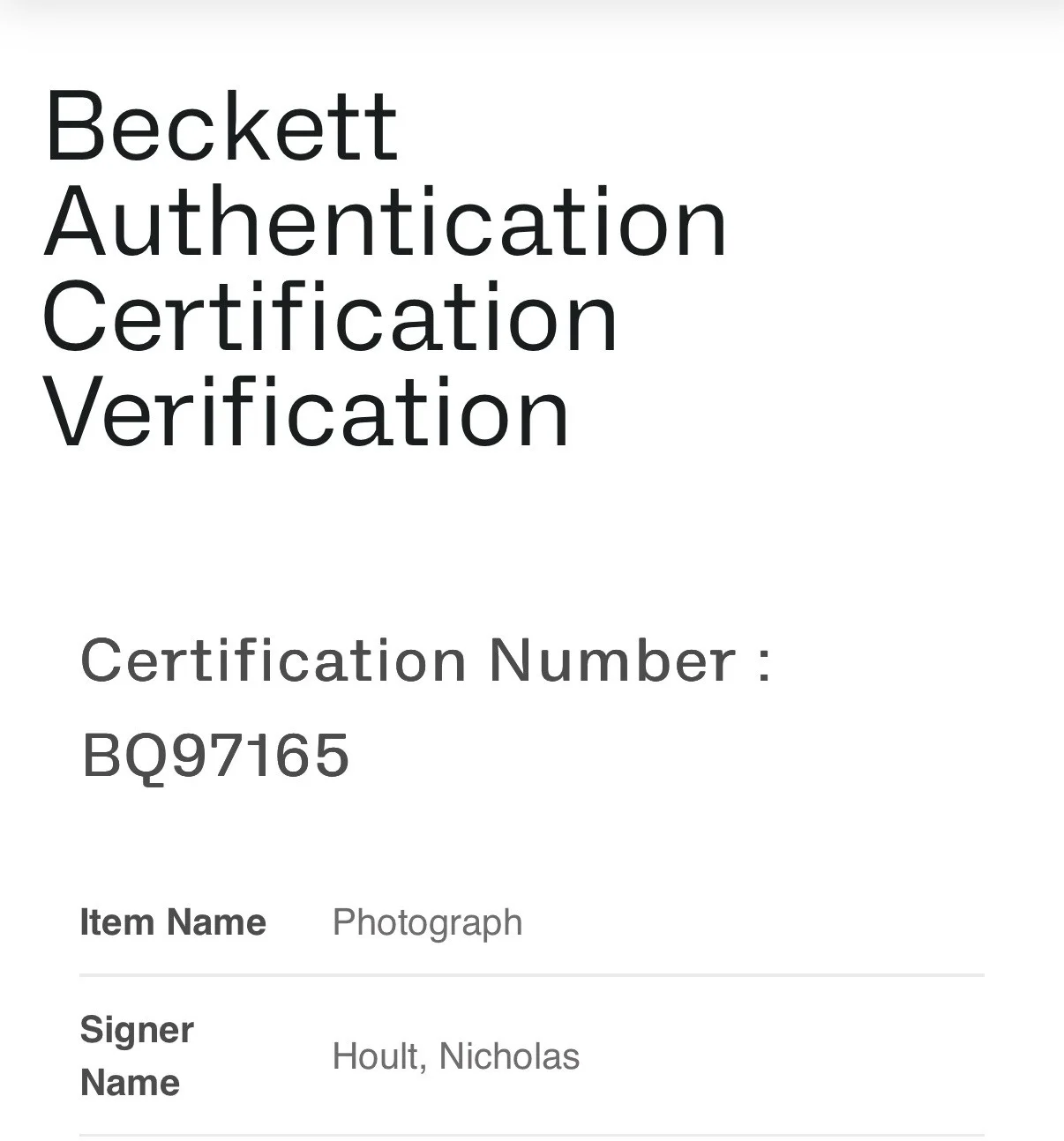 Nicholas Hoult — NICHOLAS HOULT SIGNED AUTOGRAPH JUROR #2 12x18 PHOTO BECKETT BQ97165, image 3