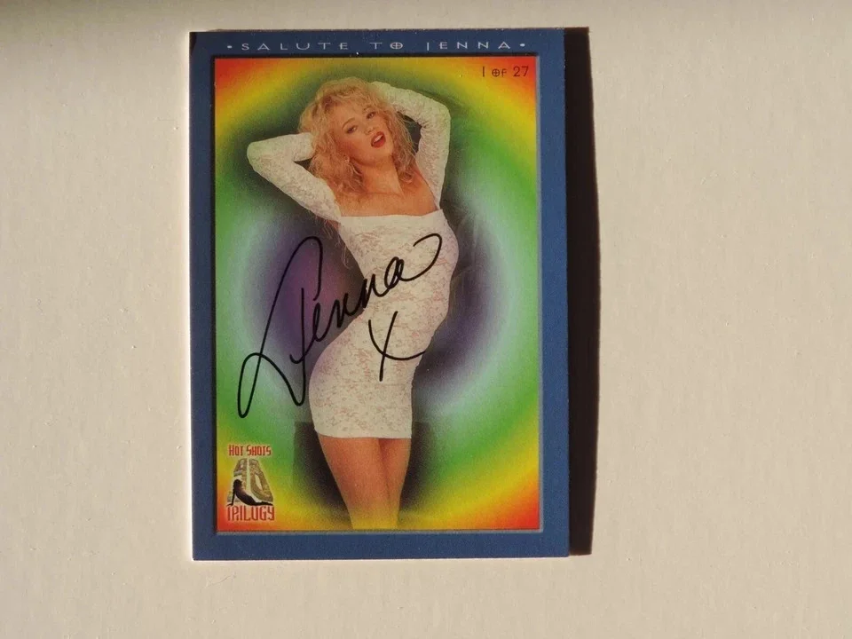Jenna jameson Autographed Trading Card. Salute to Jenna Card No 1. Hand Signed, изображение 3