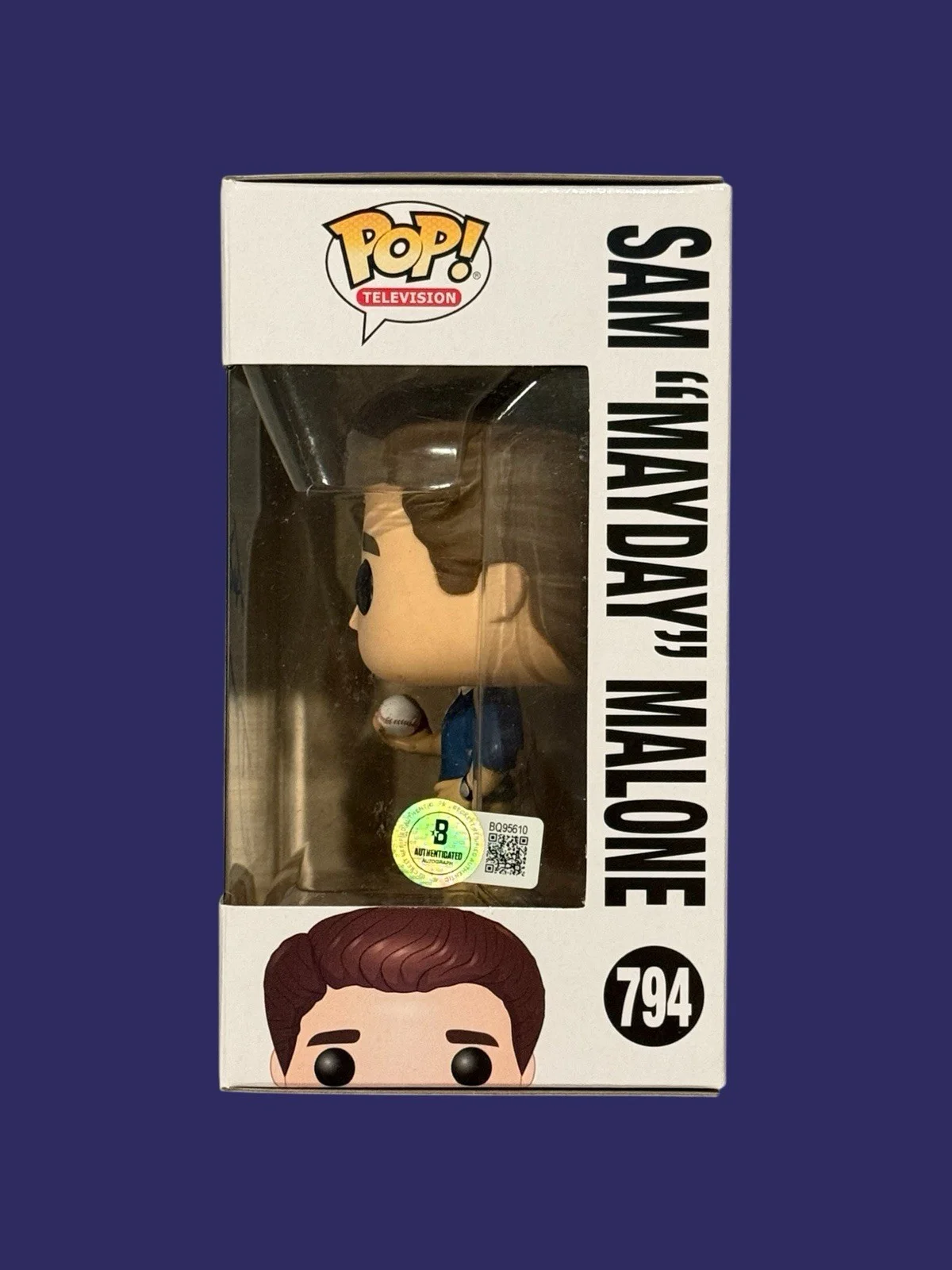 Ted Danson — TED DANSON SIGNED CHEERS SAM MAYDAY MALONE FUNKO AUTOGRAPH BECKETT BQ95610, image 3