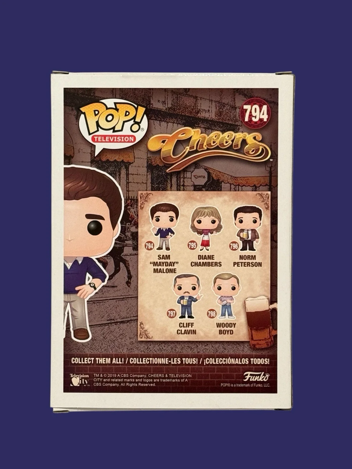 Ted Danson — TED DANSON SIGNED CHEERS SAM MAYDAY MALONE FUNKO AUTOGRAPH BECKETT BQ95610, image 4