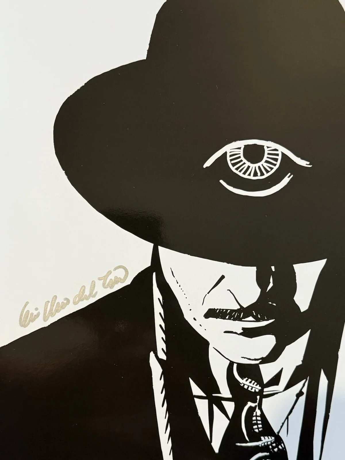 Guillermo del Toro — GUILLERMO DEL TORO SIGNED AUTOGRAPH NIGHTMARE ALLEY POSTER LITHOGRAPH DARKNESS, изображение 2