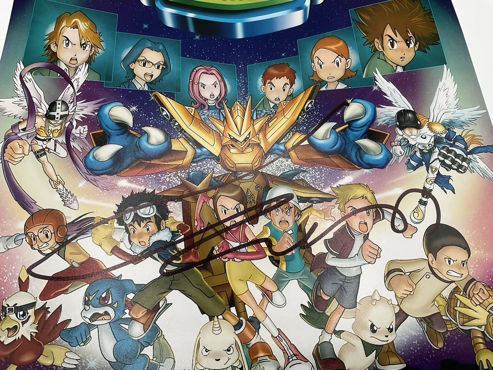 Mamoru Hosoda — Mamoru Hosoda signed photo BAS Digimon signed 12x18 Japanese Anime Director auto, изображение 2