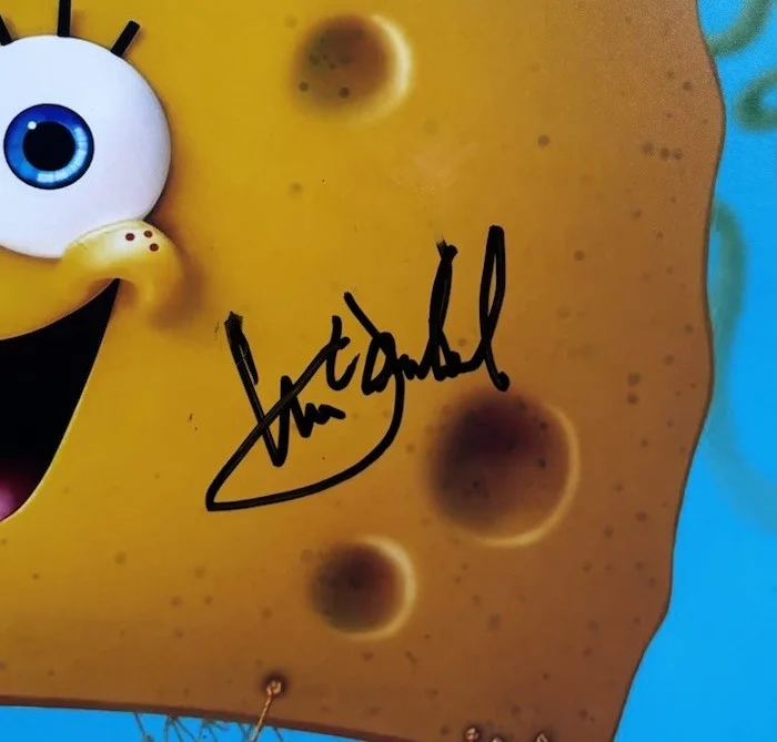 Mark Hamill Signed 12x18 Photo The SpongeBob Movie Search For Squarepants, изображение 2