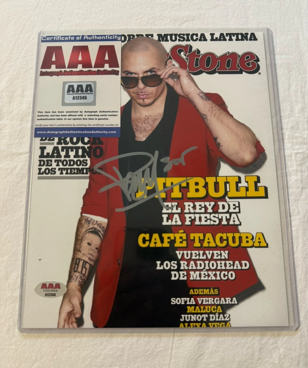 Armando Christian Pérez ‘Pitbull’ Rapper Signed Autographed 8x10 Photo with COA, изображение 4