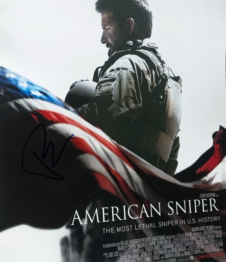 Bradley Cooper Signed 12x18 Photo American Sniper, image 2