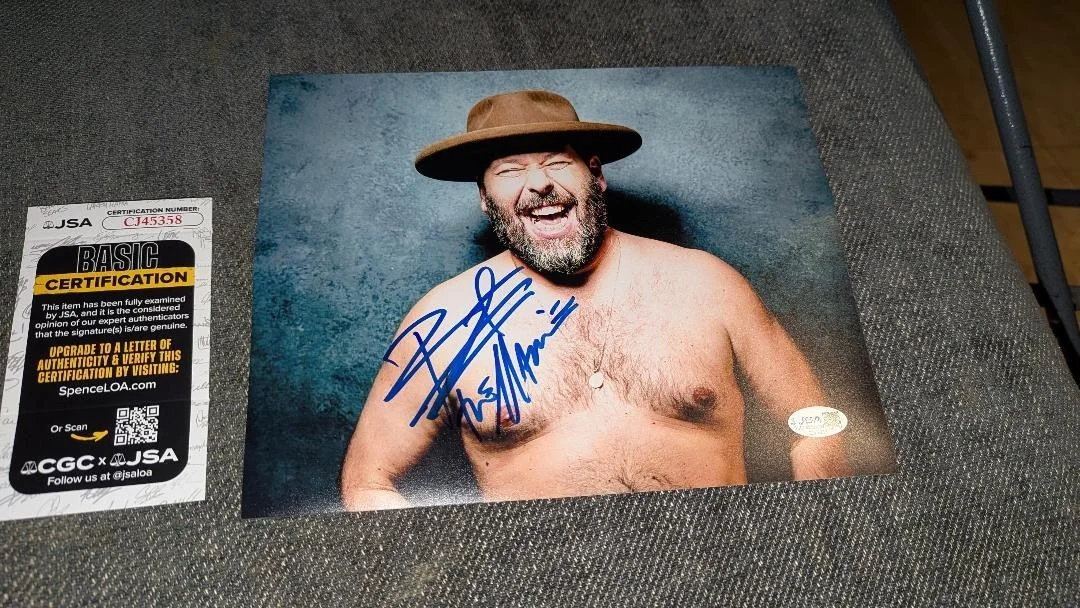 bert kreischer — comedian bert kreischer Signed THE MACHINE 8X10 MOVIE PHOTO WITH JSA +