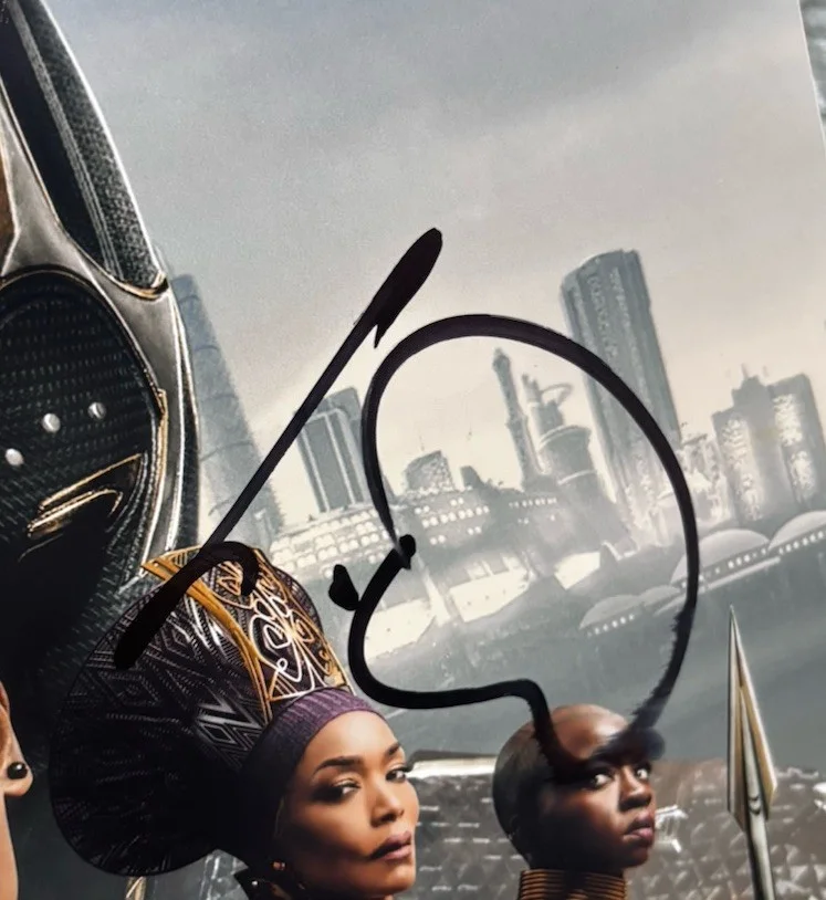 Letitia Wright Signed 12x18 Photo Black Panther Wakanda Forever, image 2
