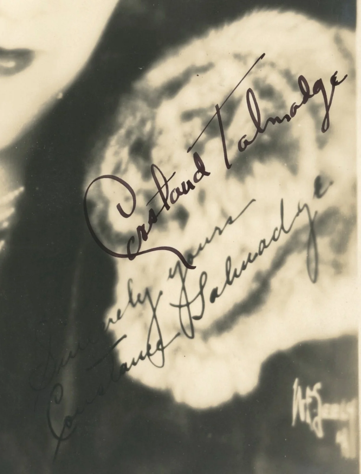 Vintage Constance Talmadge Signed Photo - 1924, изображение 2