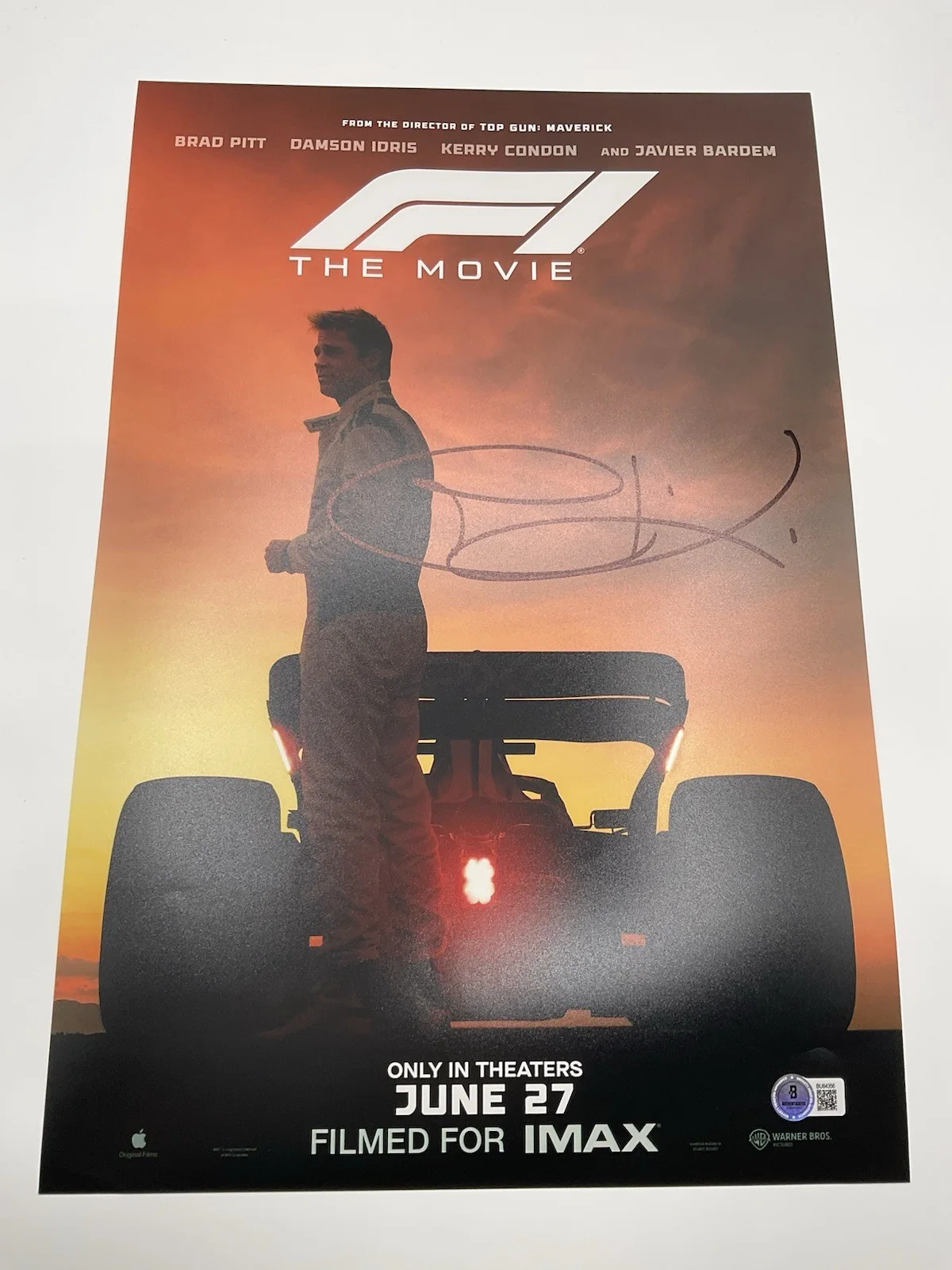 Joseph Kosinski — Joseph Kosinski signed photo F1 signed 12x18 photo BAS Formula One signed 12x18