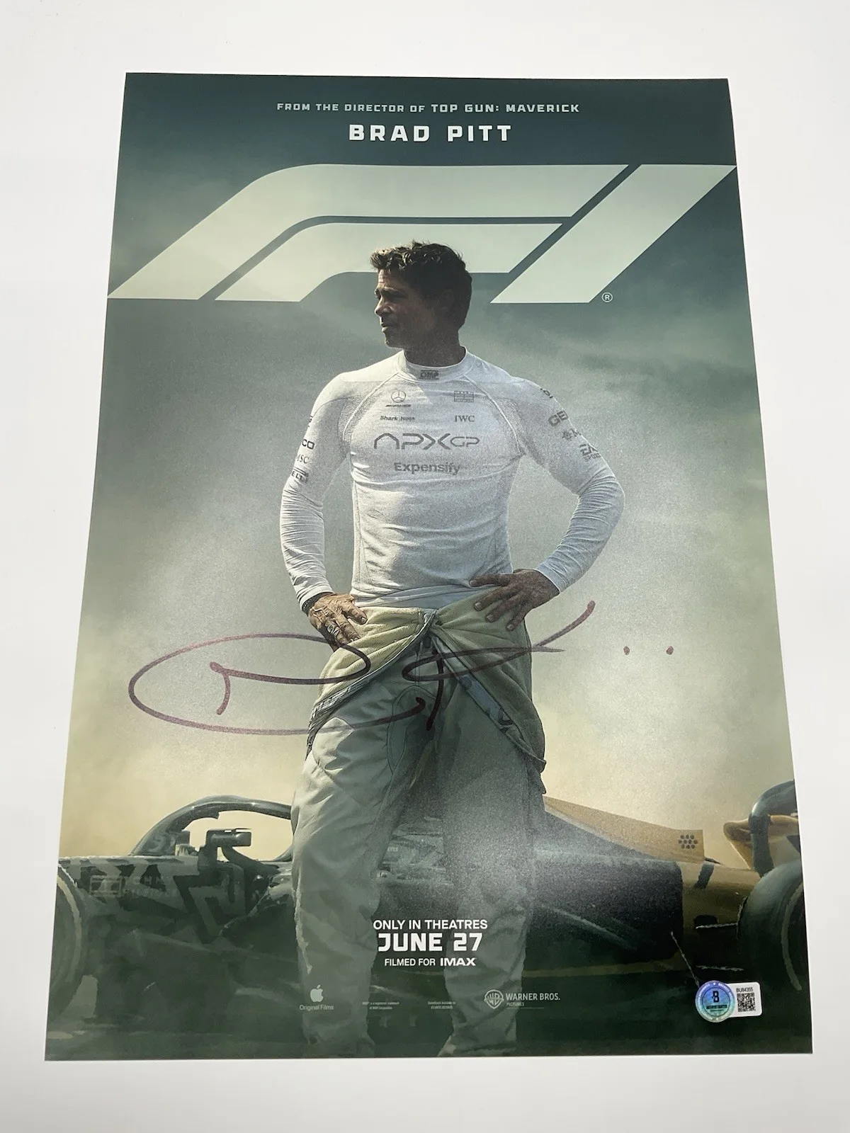 Joseph Kosinski — Joseph Kosinski signed 12x18 F1 signed photo BAS Formula One signed 12x18 auto